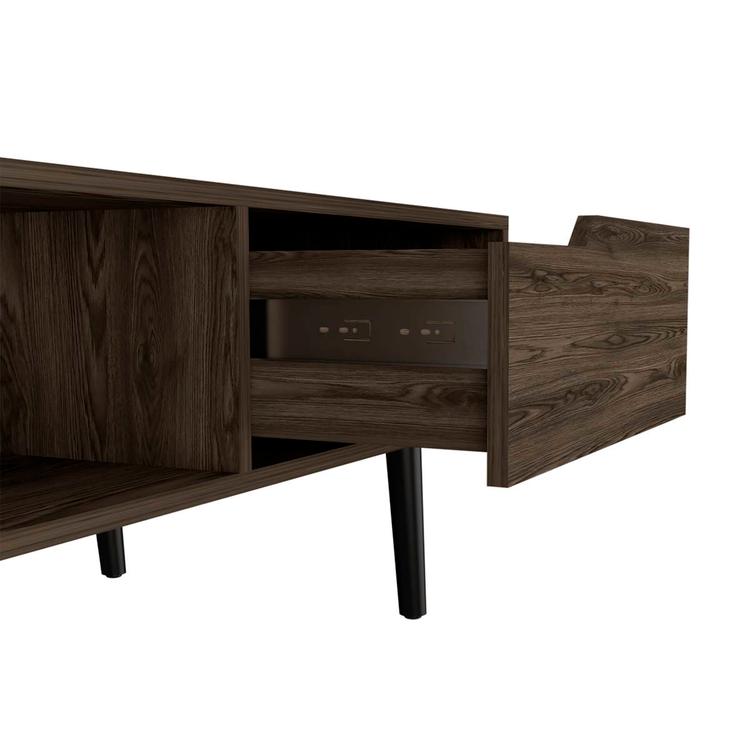 FM FURNITURE Hamburg Dark Walnut Coffee Table