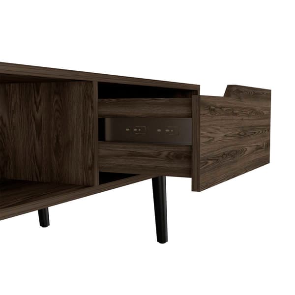 FM FURNITURE Hamburg Dark Walnut Coffee Table