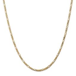 Gold Classics(tm) 2.75mm. 14k Gold Flat Figaro Chain Necklace