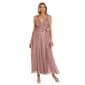 Petite R&M Richards Long Mock Wrap Dress - image 1