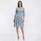 Plus Size Rabbit Rabbit Rabbit Flounce Sleeve Lace A-Line Dress - image 1