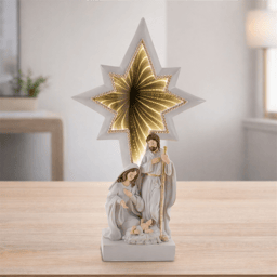 Melrose Holy Family Nativity with EkkoLight Star