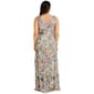 Womens R&M Richard Sleeveless Floral V-Neck Evening Gown - image 2