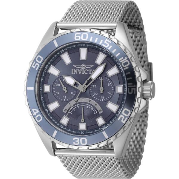 Mens Invicta Pro Diver Silver Quartz Chronograph Watch - 46905 - image 
