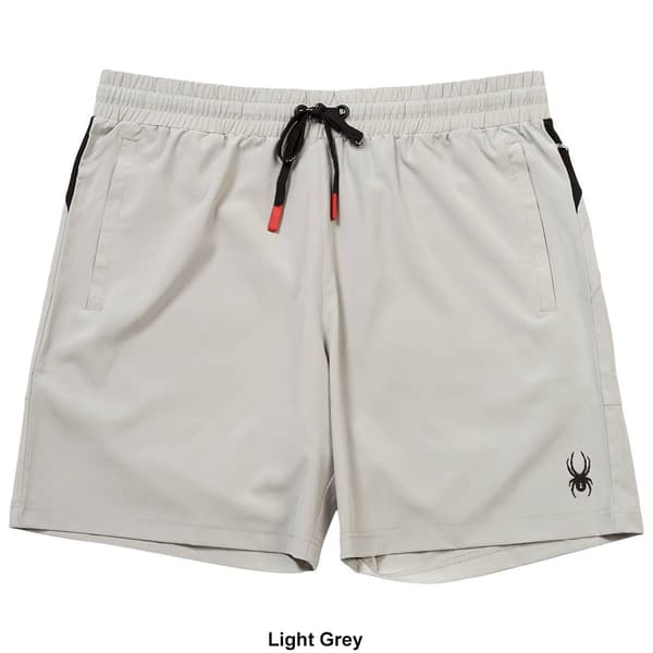 Mens Spyder Color Block Athletic Shorts