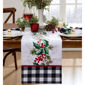 Threadmade Holly Charm Holiday Fabric Table Runner - image 2