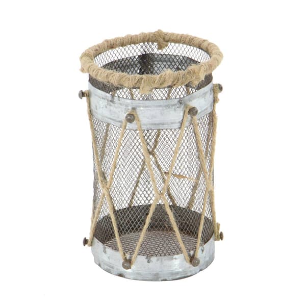9th &amp; Pike® Can And Burlap Farmhouse Candle Holders - Set Of 3