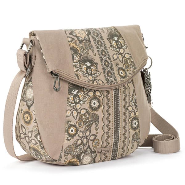 Sakroots Foldover Crossbody - Sand Tapestry