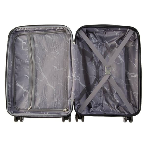 Journey 24in. Marble Hardside Spinner Luggage - Black