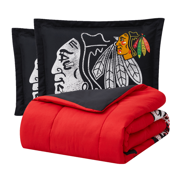 Sweet Home Collection NHL Chicago Blackhawks Comforter Set