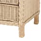 bali & pari Lanica Japandi Rattan 3-Drawer Nightstand - image 7