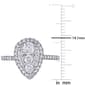 Diamond Classics™ 10kt. White Gold 1ctw. Diamond Pear Ring - image 5