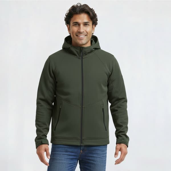 Mens Spyder Hooded Soft Shell Jacket