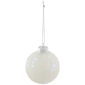 Northlight 4ct. Frosted Sequined Christmas Ball Glass Ornaments - image 5