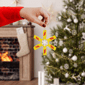 Northlight 4in. Sugar Daddy Lollipop Snowflake Christmas Ornament - image 4