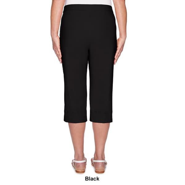 Womens Alfred Dunner Classics Solid Capri Pants - Boscov's