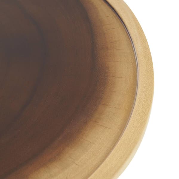 9th & Pike® Natural Brown Wood End Table