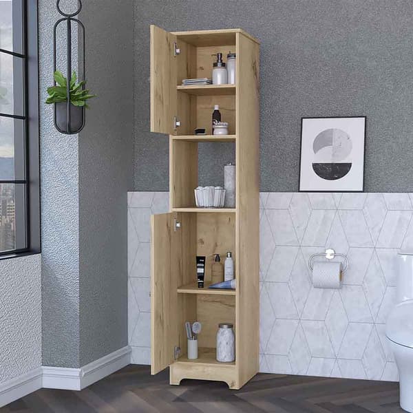 FM FURNITURE Charlotte Linen Cabinet