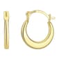 Kids 11.5mm Puffed Hoop Earrings - image 1