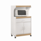 L''Baiet Rolling Kitchen Cart with Microwave Shelf & Storage - image 1