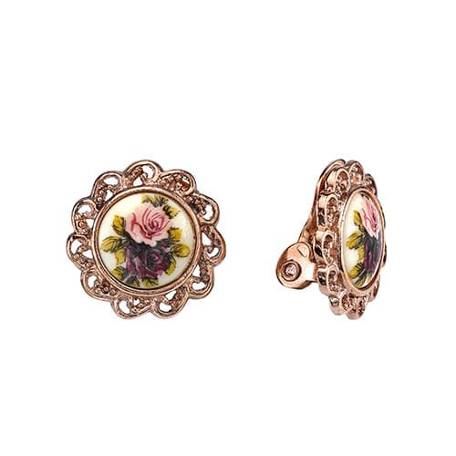 Signature 1928 Manor House Clip On Stud Earrings - image 
