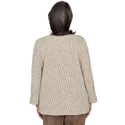 Womens Alfred Dunner Sunset Ridge Space Dye Chenille Sweater