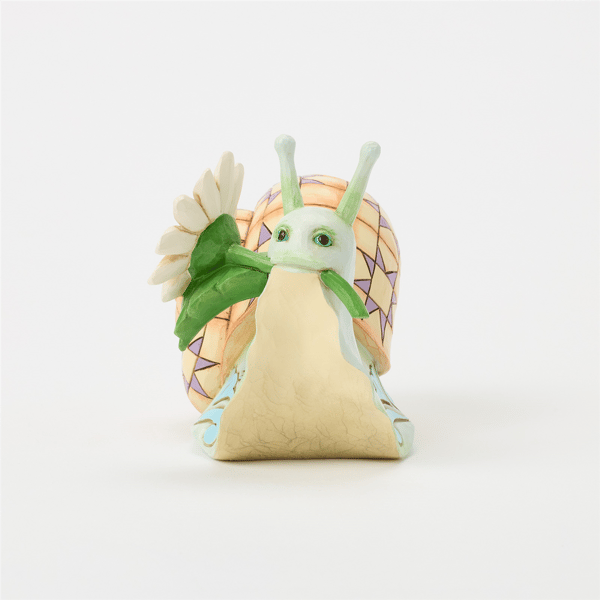 Jim Shore Heartwood Creek Snail with Daisy Flower Figurine