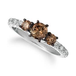 Le Vian Bridal&#40;R&#41; Chocolate Diamonds&#40;R&#41; & Vanilla Diamonds&#40;R&#41; Ring