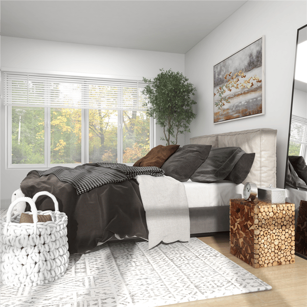 9th & Pike® Contemporary Brown Teak Wood Accent Table
