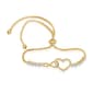 Accents by Gianni Argento Heart & Infinity Adjustable Bracelet - image 1