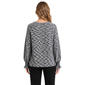 Plus Size Zac & Rachel Smocked Poet Sleeve Rib Knit Sweater - image 2