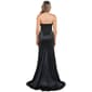 Juniors Emerald Sundae Satin Twist Front Hem Empire Waist Dress - image 3