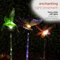 Alpine Solar Insects/Bird LED Garden Stake - Set of 3 - image 7