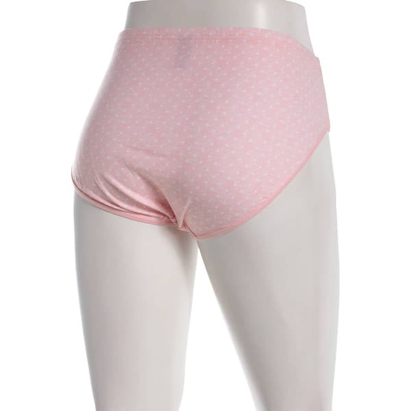 Womens René Rofé® Cotton Spandex High Cut Panties  - 2101-X951P1