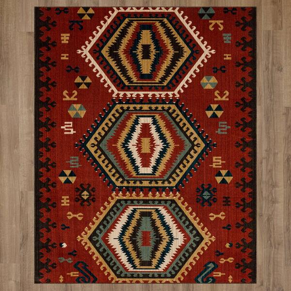 Mohawk Home Kana Red Accent Rug - image 
