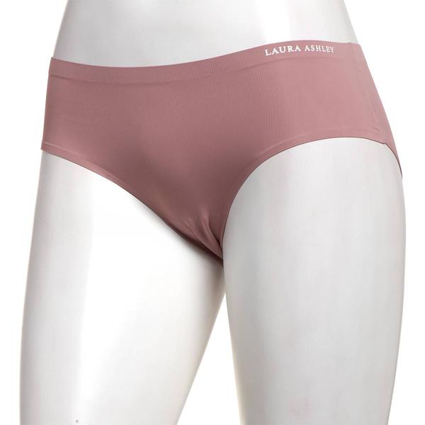 Womens Laura Ashley(R) Ribbed Laser Hipster Panties - LS8444BD - image 