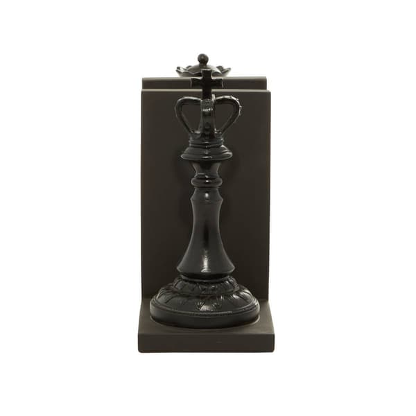 9th & Pike&#174; King and Queen Chess Piece Bookend Pair