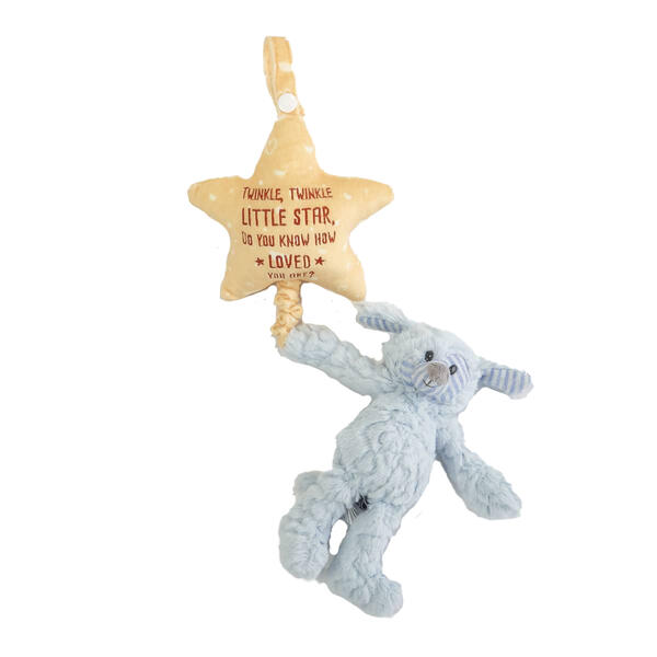 Demdaco Puppy Twinkle Star Musical Pull Toy - image 