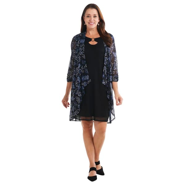 Womens Harper 241 Floral Keyhole Jacket Dress - image 
