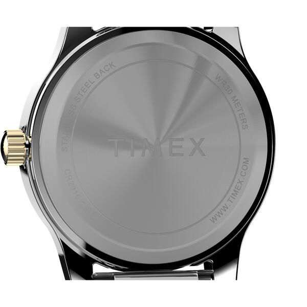 Womens Timex&#174; Two-Tone Textured Dial Watch - TW2V69700JT