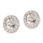 Pure Fire White Gold Lab Grown Diamond 6.5mm Earring Jackets - image 2