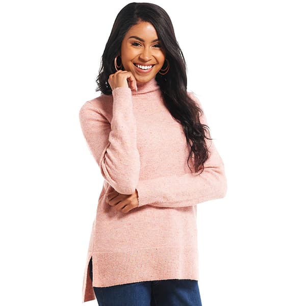 Womens Architect&#40;R&#41; Pull Over Mock Neck Speckled Sweater - image 