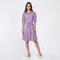 Womens Sharagano Puff Elbow Sleeve Shirtdress - image 1