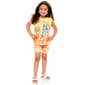 Girls (4-6x) Disney Bluey and Bingo Tee & Floral Bike Short Set - image 1