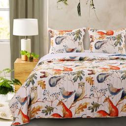 Greenland Home Fashions(tm) Willow Woodland Forest Friends Quilt Set