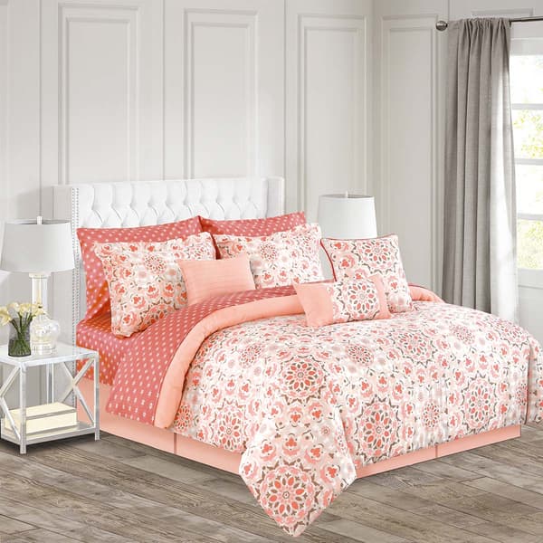 10pc. Gina Medallion Comforter Set - image 