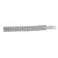 Roman Silver-Tone Crystal Hair Pin - image 1