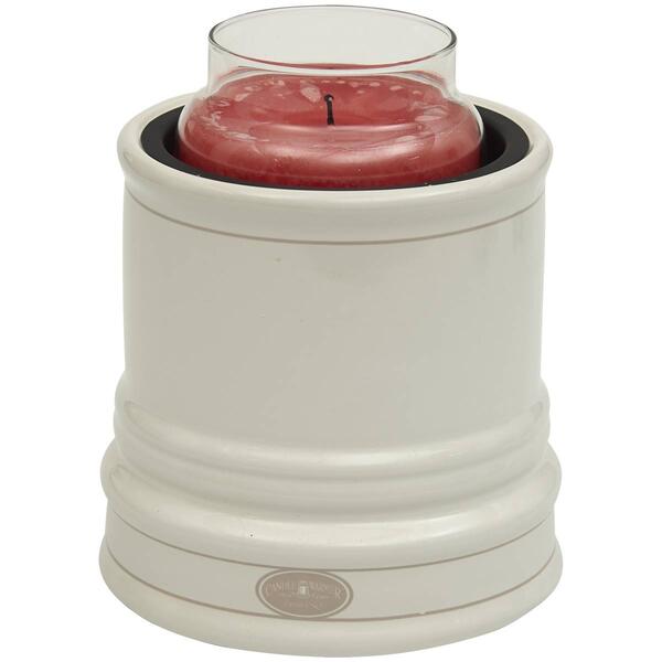 Candle Warmers Etc. White Ceramic Crock Warmer - image 