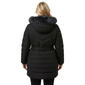 Plus Size Michael Kors Belted Puffer Walker Coat w/ Faux Fur Hood - image 2