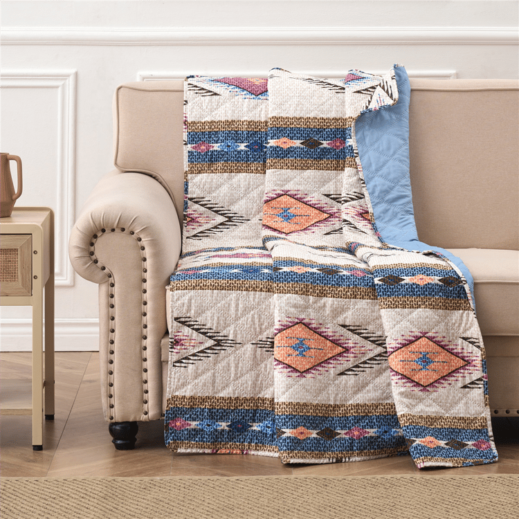 Greenland Home Fashions™ Cheyenne Reversible Quilted Throw